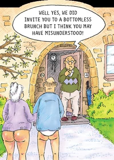 Funny Misunderstood Bottomless Brunch Birthday Card - Humour Card