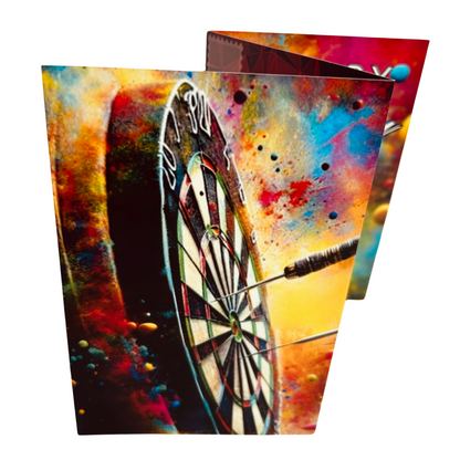Darts Birthday Card Eco Friendly Trifold Self Sealing Keepsake Card