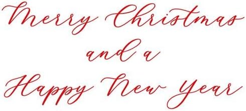 Inside greeting reads Merry Christmas and a Happy New Year