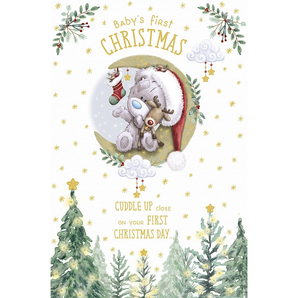 Me To You Bear Baby's First Christmas Christmas Card