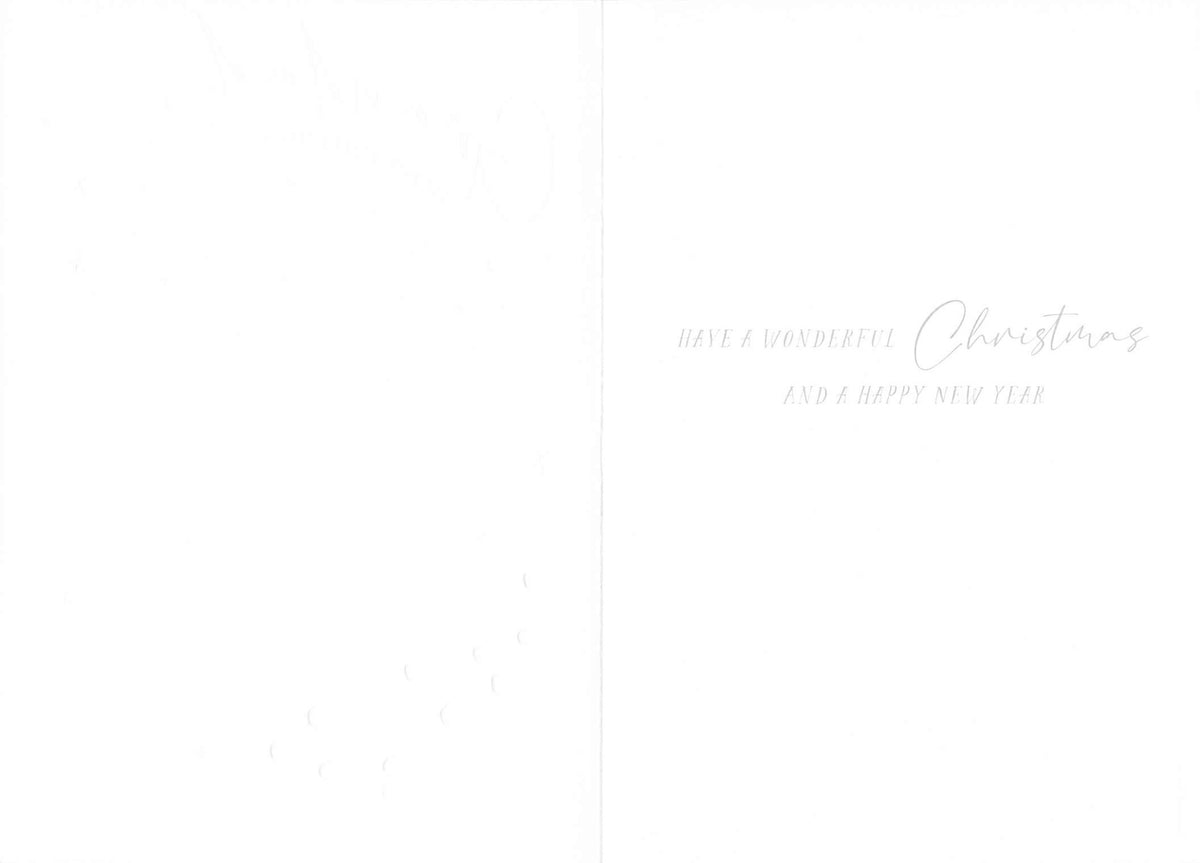 Inside of Abacus Both of You Christmas card with message Have a wonderful Christmas and a Happy New Year