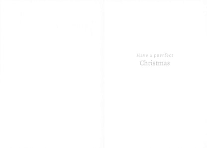 Inside of Abacus From the Cat Christmas card with message Have a purrfect Christmas