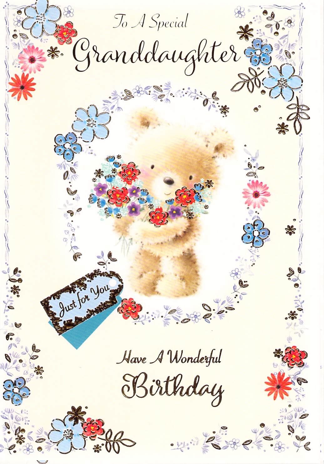 Granddaughter Birthday - Greeting Card - Multi Buy