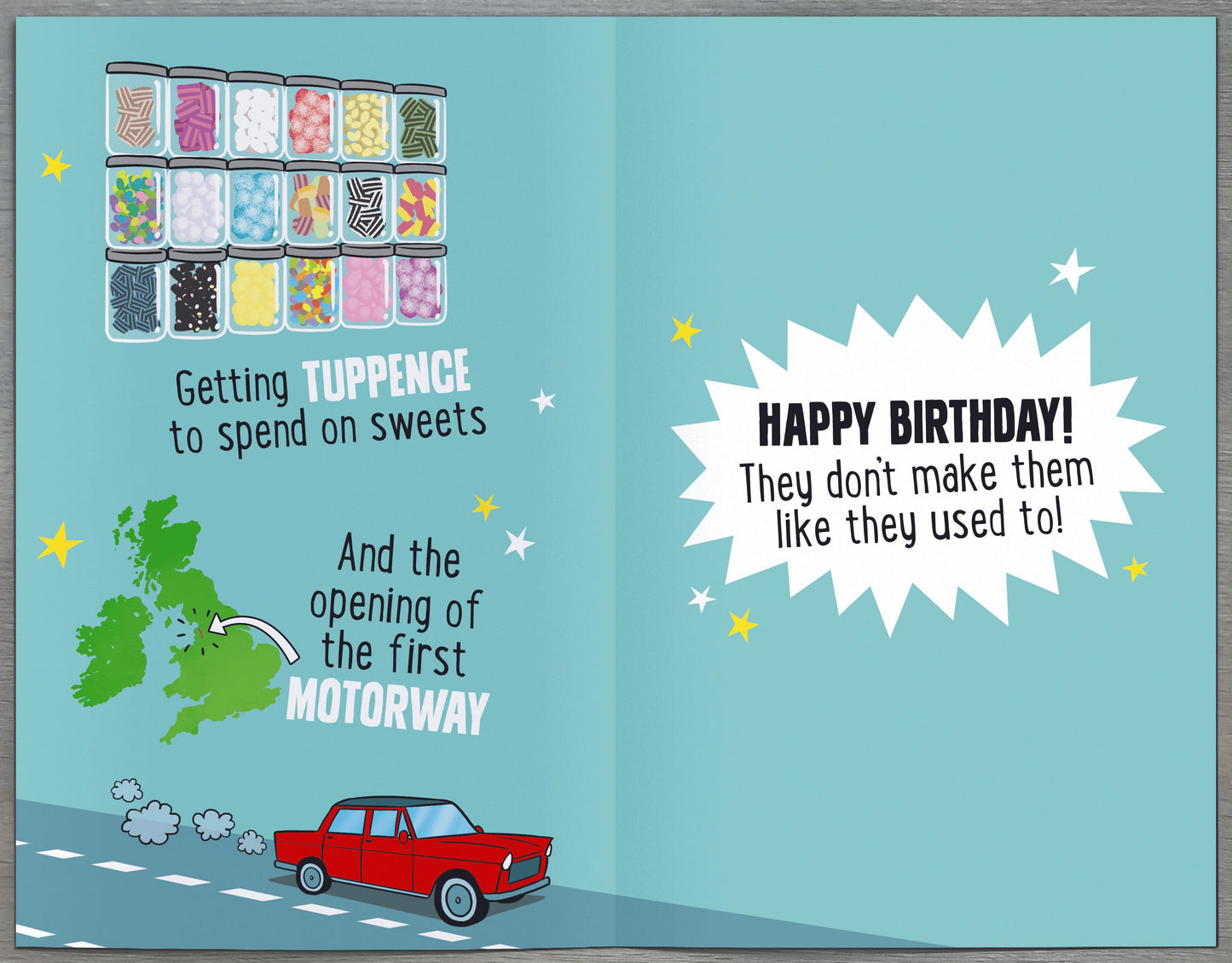 Retro 80th Birthday Greeting Card – Celebrate with Nostalgia
