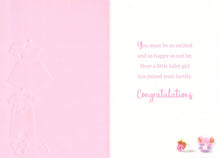 Load image into Gallery viewer, Greeting Card - Birth Daughter - Free Postage
