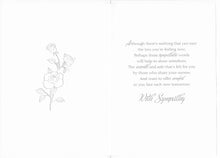 Load image into Gallery viewer, GREETING CARD - SYMPATHY- F3-5
