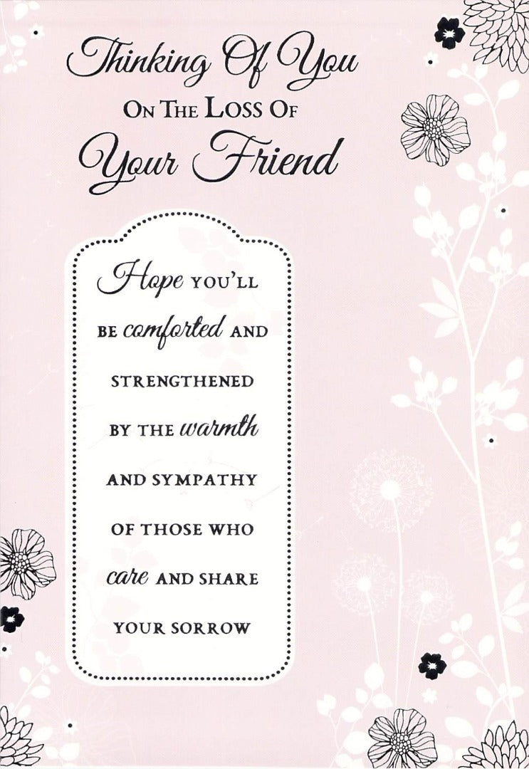 GREETING CARD - FRIEND SYMPATHY