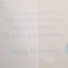 Load image into Gallery viewer, Greeting Card - Son 1st Birthday - Free Postage - C4-40
