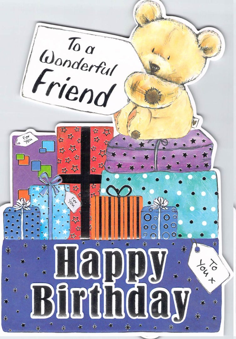Friend (Birthday) - Greeting Card - Multi Buy - Free P&P