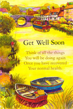 Load image into Gallery viewer, Greeting Card - Get Well Soon - Free Postage - 2B-20
