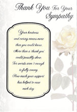 Load image into Gallery viewer, Sympathy (Thank You) - Greeting Card - Multi Buy - Free P&amp;P
