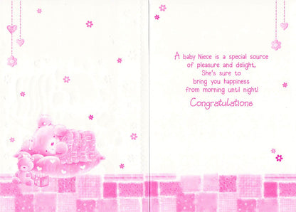 Birth (Niece) - Greeting Card - Multi Buy