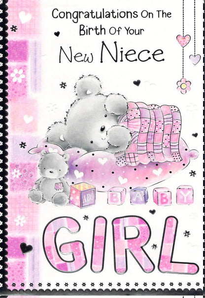 Birth (Niece) - Greeting Card - Multi Buy