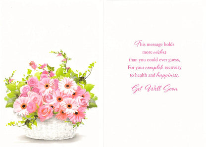 Greeting Card - Get Well  - Free postage