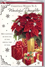 Load image into Gallery viewer, Christmas - Daughter - Flowers - Greeting Card
