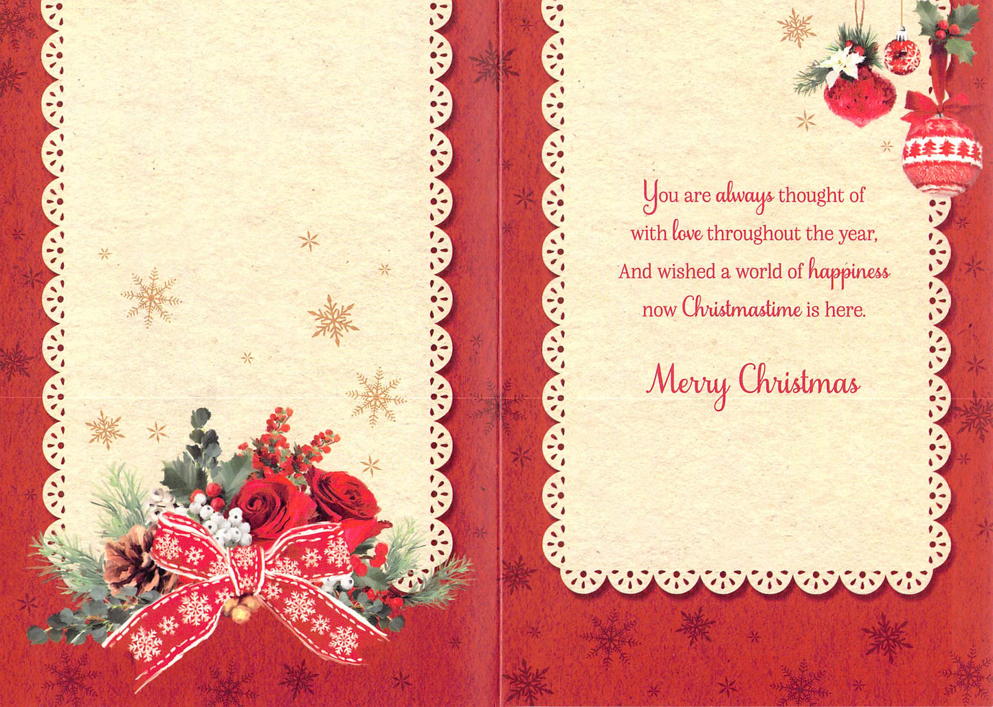 Christmas Daughter - Greeting Card - Multi Buy Discount - Free P&P