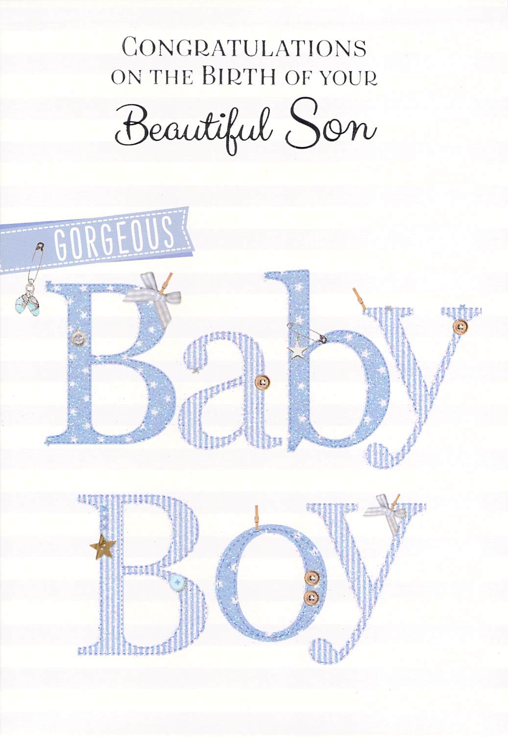 Birth (Son) - Greeting Card -Multi Buy Discount - Free P&P