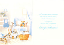 Load image into Gallery viewer, Birth (Great-Grandson) - Greeting Card - Multi Buy - Free P&amp;P

