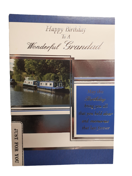This Birthday - Grandad - Country Canal - Greeting Card - Free Postage is a Greeting Card priced at £ 1.99 from Made To Be Treasured range. Produced by Generic for excellent quality