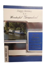 Load image into Gallery viewer, Birthday - Grandad - Country Canal - Greeting Card - Free Postage
