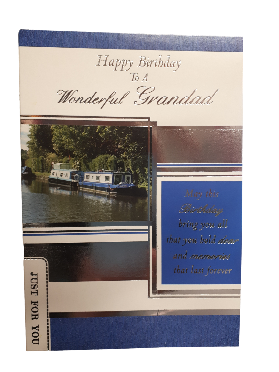 Birthday - Grandad - Country Canal - Greeting Card - Free Postage
