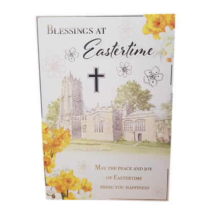 Easter - Greeting Card- Gold Foil - Multi Buy - Free P&P
