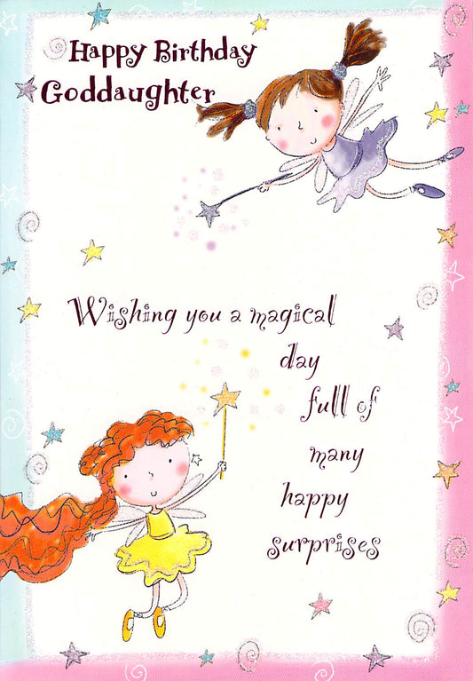 This Birthday - Goddaughter - Greeting Card - Multi Buy - Free P&P is a Greeting Card priced at £ 1.69 from Made To Be Treasured range. Produced by Generic for excellent quality