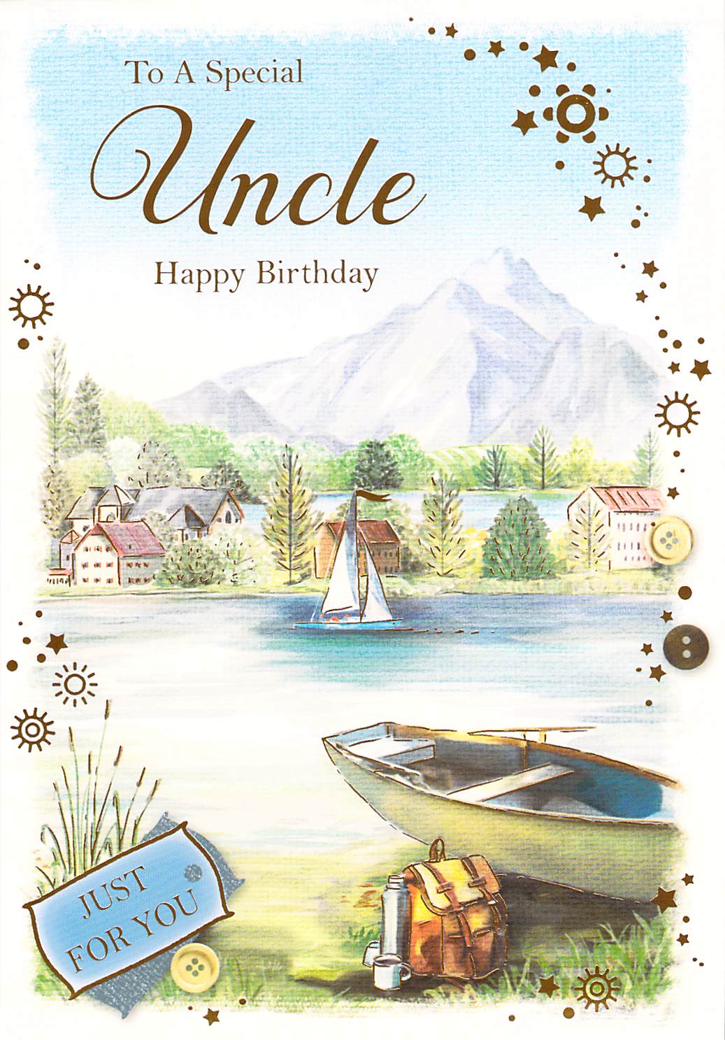 Uncle Birthday - Greeting Cards - Multi Buy - Free P&P