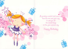 Load image into Gallery viewer, Goddaughter Birthday - Fairy -  Greeting Card - Multi Buy Discount
