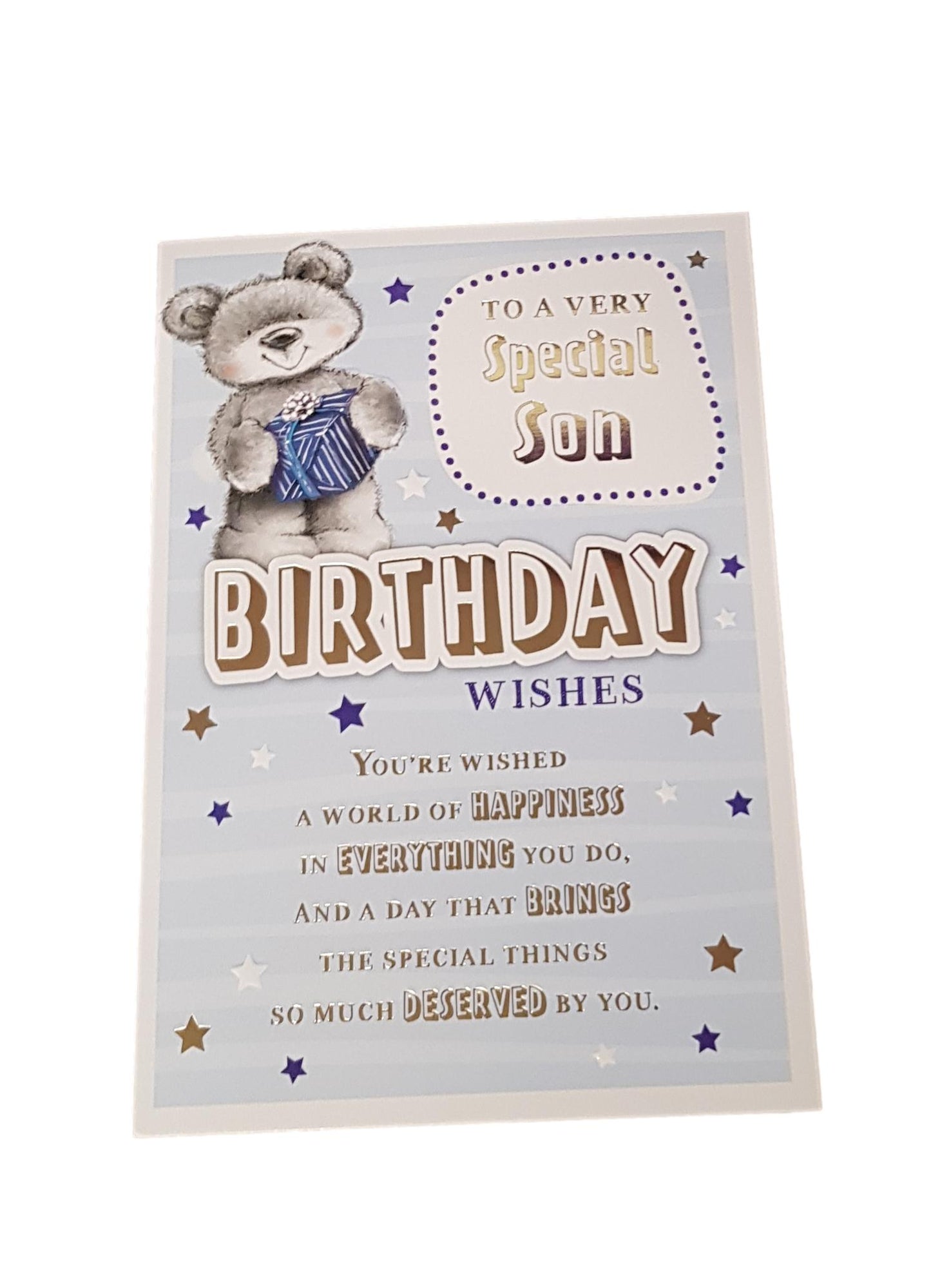 This Birthday - Special Son - Greeting Card - Multi Buy is a Greeting Card priced at £ 1.69 from Made To Be Treasured range. Produced by Generic for excellent quality