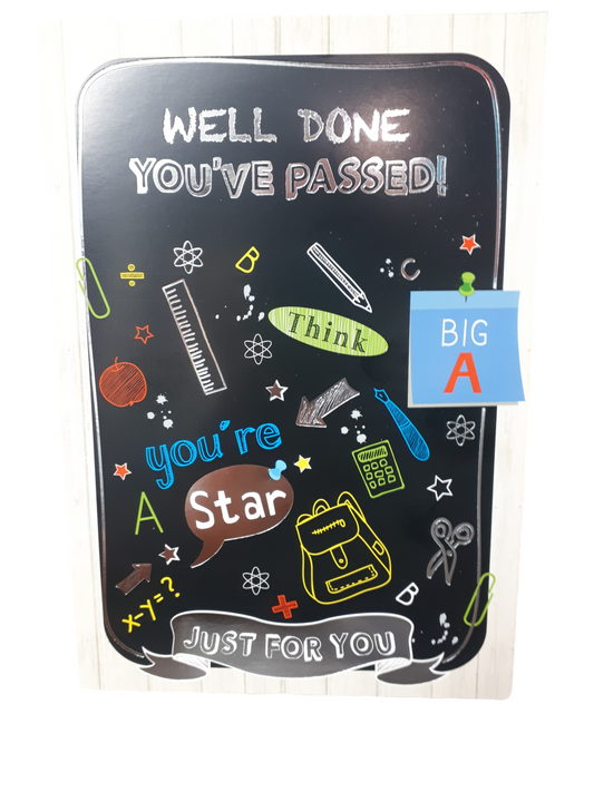 Congratulations - You Passed - Exams - Greeting Card - Free Postage