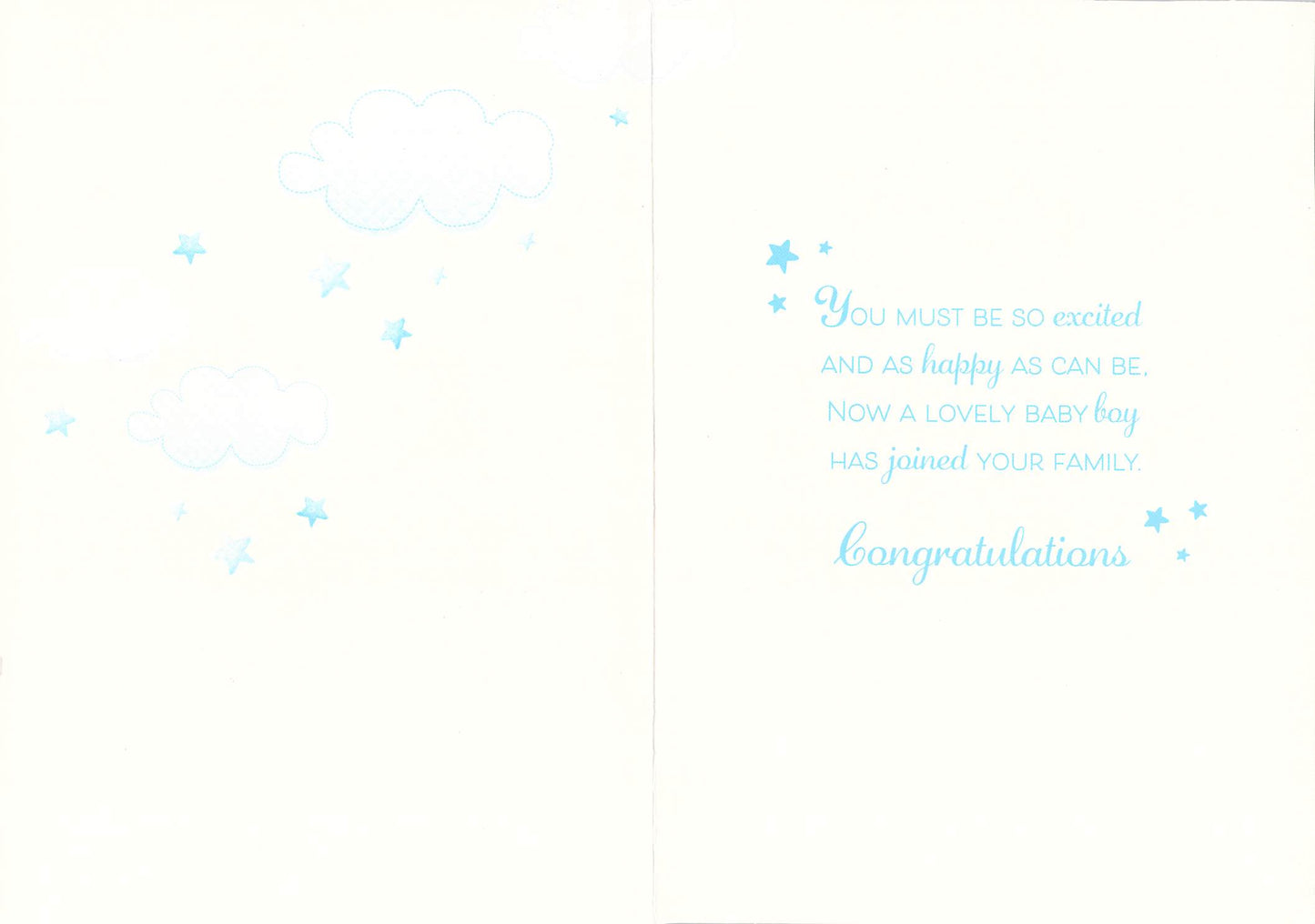 Birth (Son) - Greeting Card - Multi Buy Discount