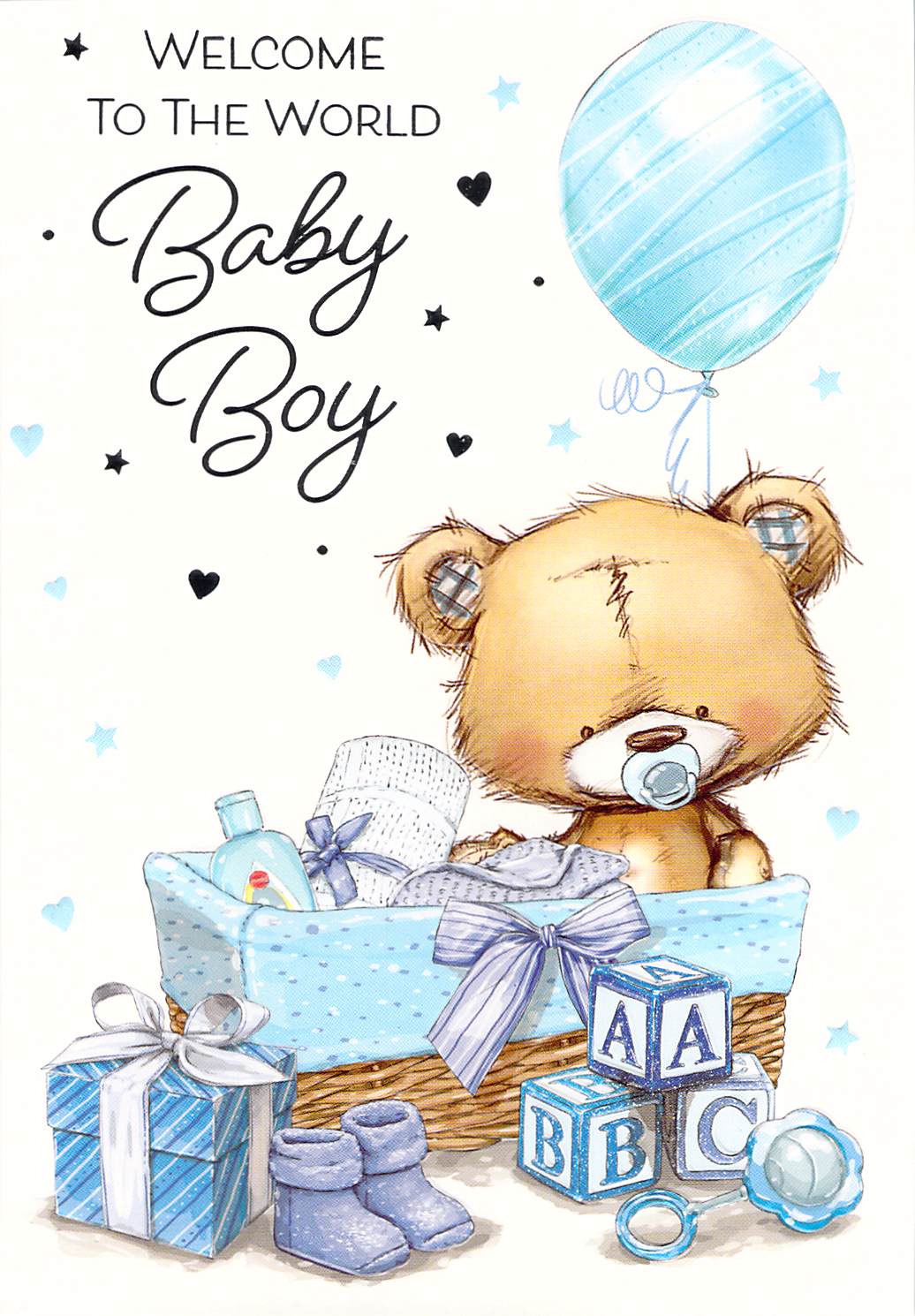 Birth (Baby Boy) - Greeting Card - Multi Buy Discount