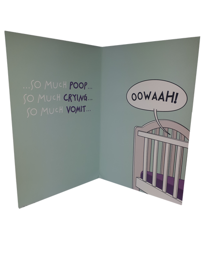 New Baby - Greeting Card - Humour