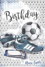 Load image into Gallery viewer, Birthday - Football - Unwrapped - Greeting Card - Multi Buy Discount

