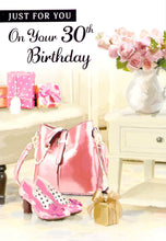 Load image into Gallery viewer, 30th Birthday - Age 30 - Greeting Card - Multi Buy Discount - Bag / Shoes
