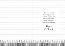 Load image into Gallery viewer, Good Luck At College - Desk - Greeting Card - Free Postage
