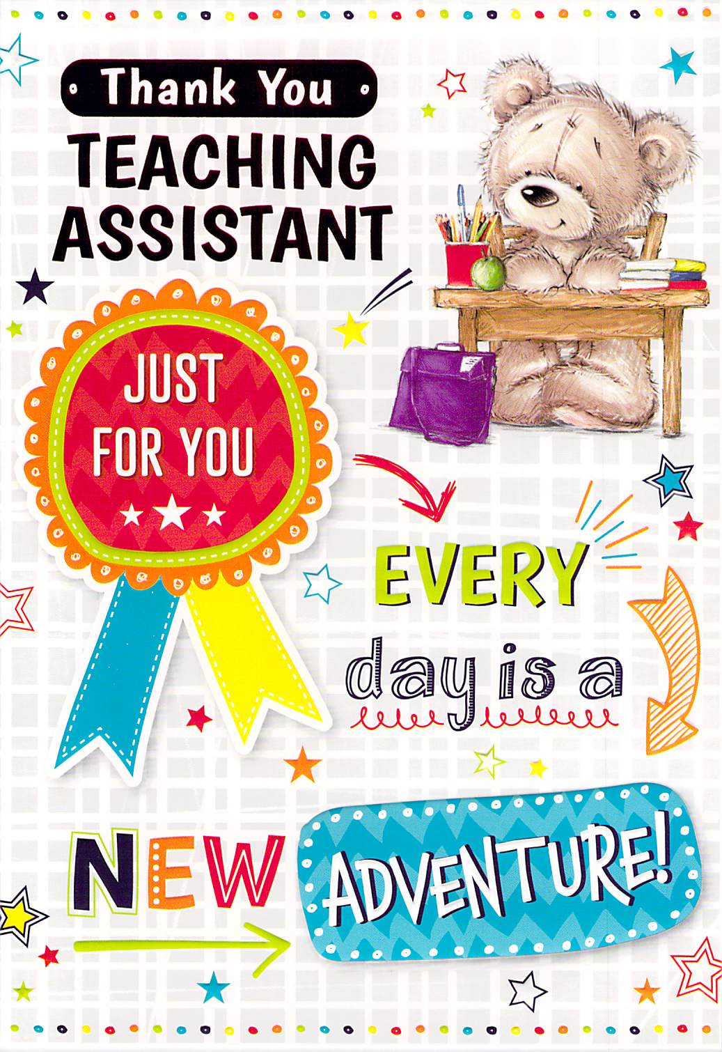 Thank You Teaching Assistant - Greeting Card - Free Postage