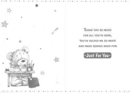 Thank You Teaching Assistant - Greeting Card - Free Postage