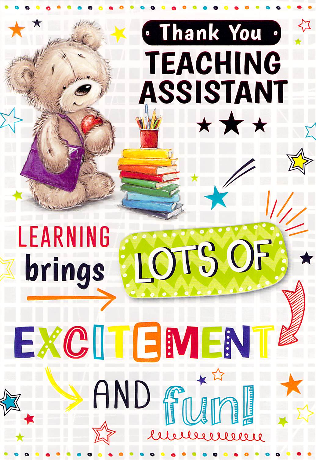 Thank You Teaching Assistant - Greeting Card - Free Postage