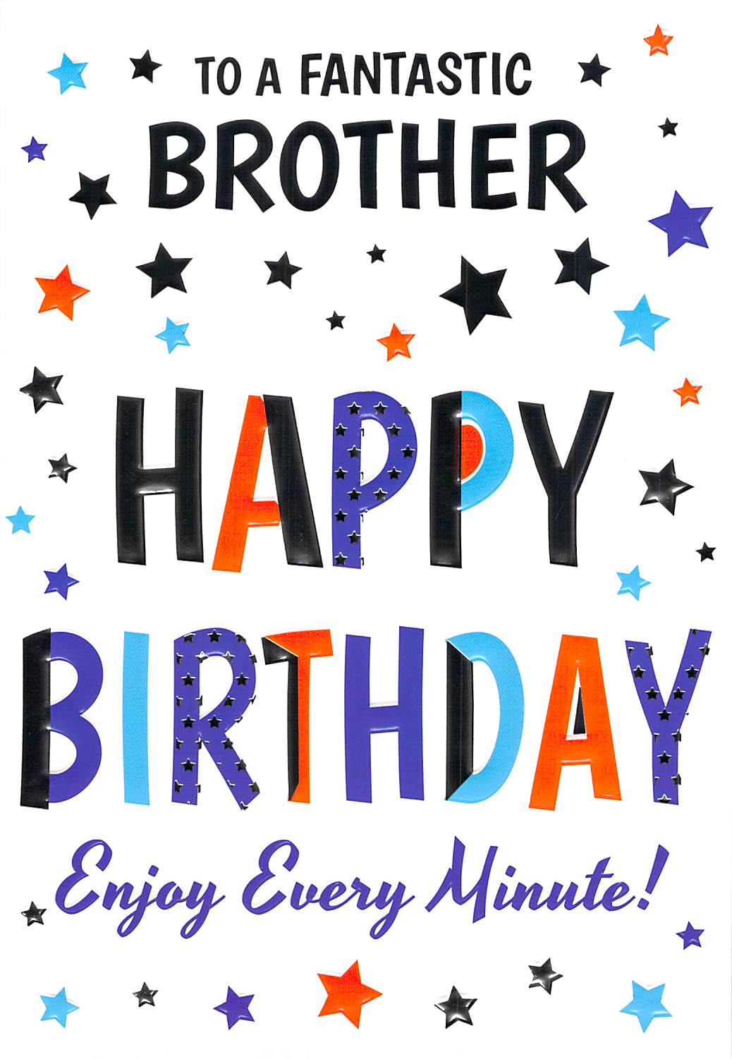 Brother Birthday Card - Happy Birthday - Greeting Card - Free Postage