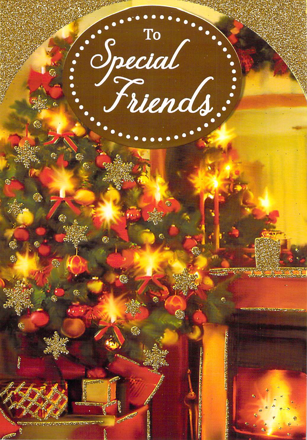 Friends - Christmas Greeting Card - Tree  - Multi Buy Discount