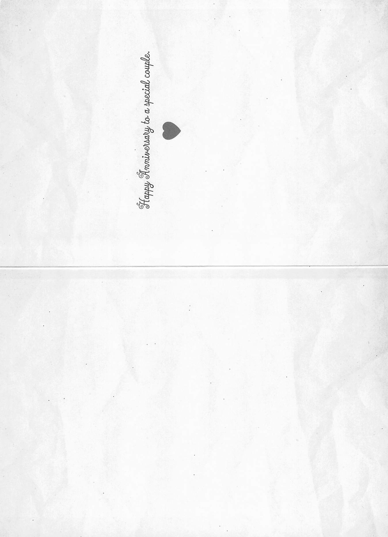 Anniversary- Always & Forever - Glitter Heart  -  Greeting Card
