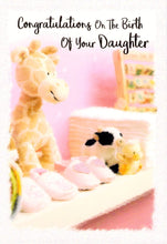 Load image into Gallery viewer, Birth Greeting Card - Daughter - Multi Buy Discount - Free P&amp;P
