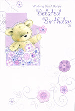 Load image into Gallery viewer, Belated Birthday - Greeting Card - Multi Buy Discount - Free P&amp;P
