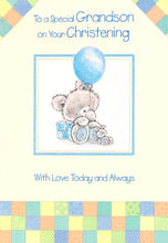 Load image into Gallery viewer, Christening Grandson - Greeting Card - Multi Buy Discount - Free P&amp;P
