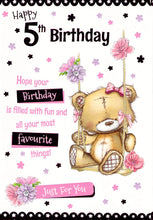 Load image into Gallery viewer, Age 5 Birthday - Greeting Card - Multi Buy Discount - Free P&amp;P
