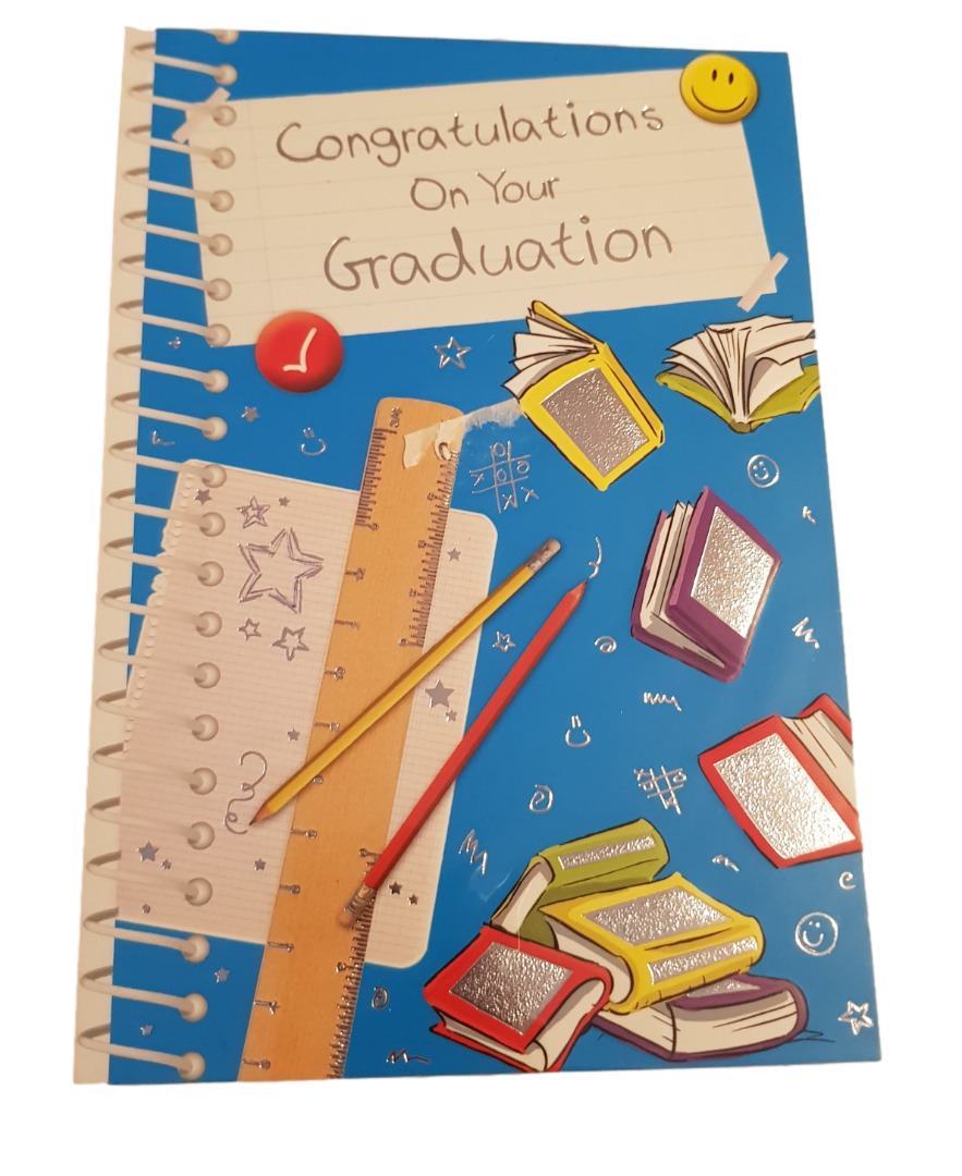 Congratulations - Graduation - Greeting Card - Free Postage