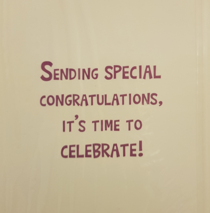 Congratulations - Greeting Card - Multi Buy Discount - Free P&P
