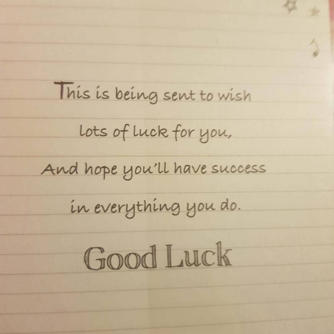 Good Luck (A-Levels) - Greeting Card - Multi Buy Discount - Free P&P